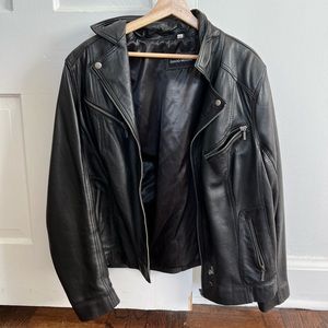 DAVID MOORE LEATHER JACKET